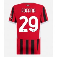 AC Milan Youssouf Fofana #29 Fotballklær Hjemmedrakt Dame 2024-25 Kortermet